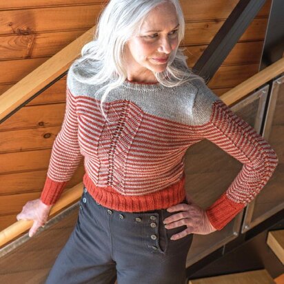 Retro Pullover in Berroco Ultra Wool DK - Downloadable PDF