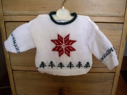 Baby Christmas Star Jumper