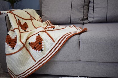 Foxyland blanket