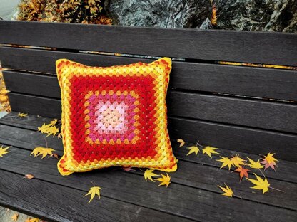 Sunset Dream Granny Cushion