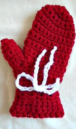 #1129yt - RED MITTENS for Valentines