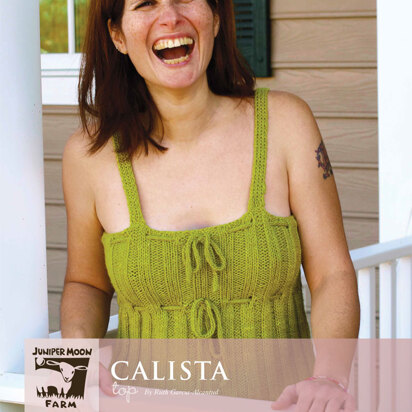 Calista Top in Juniper Moon Farm Moonshine - Downloadable PDF