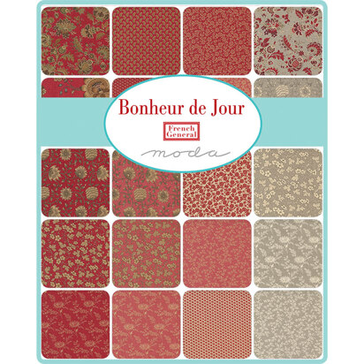 Moda Fabrics Bonheur De Jour 10" Square