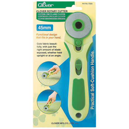 Clover Rotary Cutter: Soft Cushion: 45mm (3)