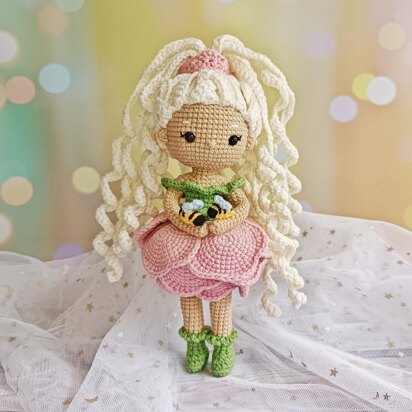 Peonia the Peony Doll