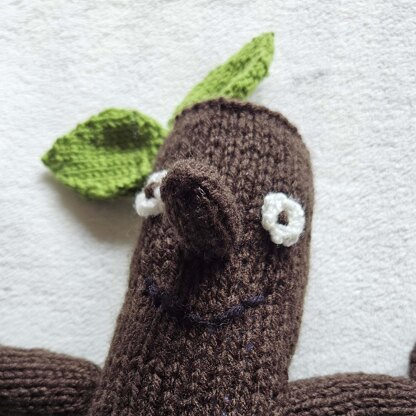Knitted Stick Man