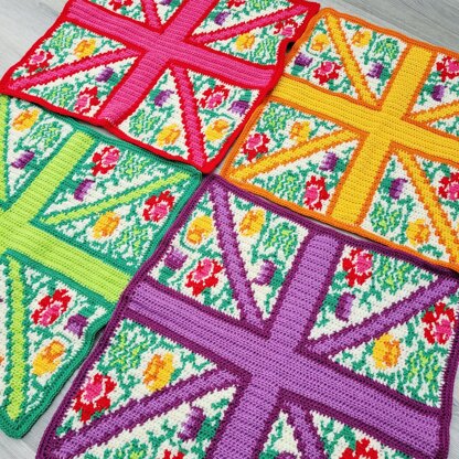 British Botanical Gardens Blanket Crochet-Along