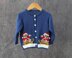 P163 Teddy on a Sleigh Cardigans