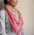 Spring Blossom lace triangle shawl wrap