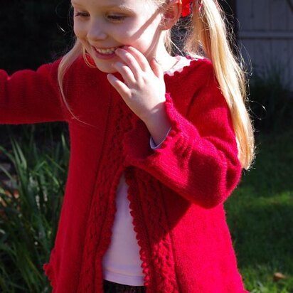 Girl's Best Cardigan - knitting pattern