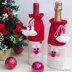 152 Santa bottle covers for wine and champagne