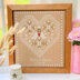 Historical Sampler Company Love Birds Wedding Sampler Cross Stitch Kit - 26cm x 31cm