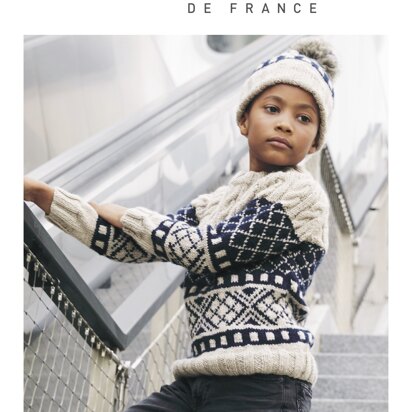 Boy Sweater and Hat in Bergere de France Sport - M1152 - M1153 - Downloadable PDF