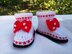 Baby booties - Mickey & Minnie Mouse