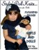 Matching Girl and Doll Beanie and Neck Warmer. 18 inch doll, children. PDF, 402
