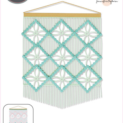 Sizzix Thinlits Die Set Macramé Card Front by Jennifer Ogborn