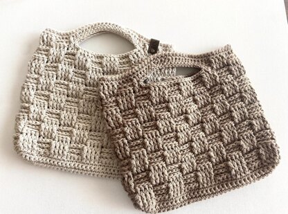 The Teagan Basketweave Tote
