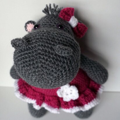 Häkelanleitung Amigurumi Nilpferd Bertha ♥