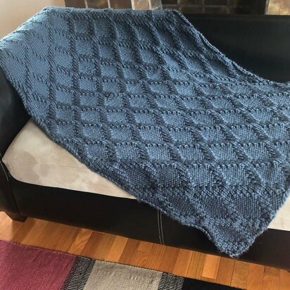 Lattice Throw Blanket