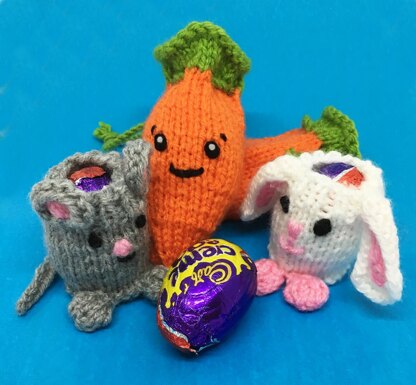 Carrot, Bunny & Mouse for cream eggs