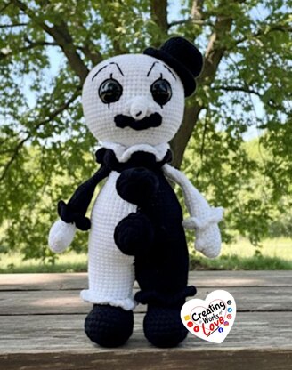 Black And White Horror Clown