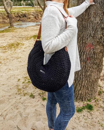 Large half moon bag