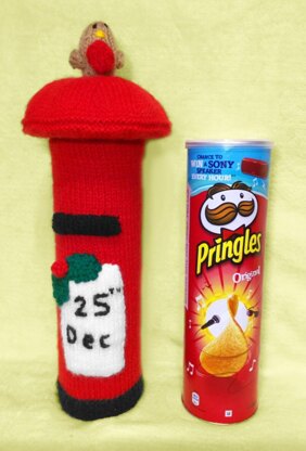 Pillar Box Pringles Holder