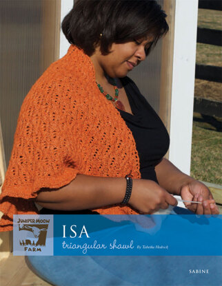 Isa Triangular Shawl in Juniper Moon Sabine - JMF10-07 - Downloadable PDF