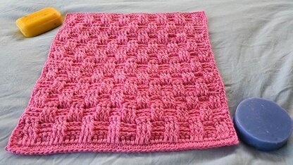 Basketweave Washcloth