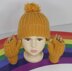 Toddler Child Aran F.Rib Bobble Beanie & Gloves