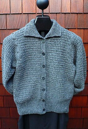 MS 205 Cable Inset Cardigan