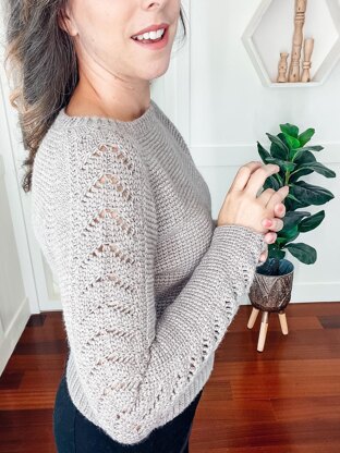 Lovely Lace Crochet Sweater