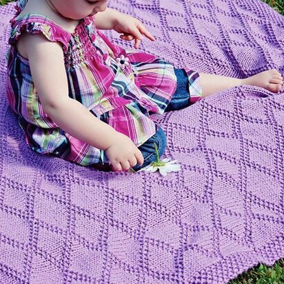 Sweet Lattice Baby Blanket