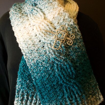 Cozy Cabled Scarf