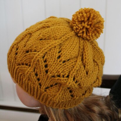 Shetland Lace Cap - knitting pattern