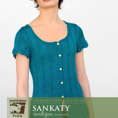 Sankaty Cardigan in Juniper Moon Findley DK - Downloadable PDF