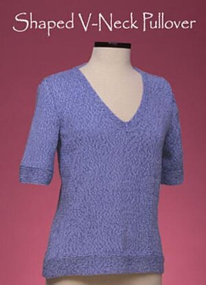 Shaped V-Neck Pullover #133