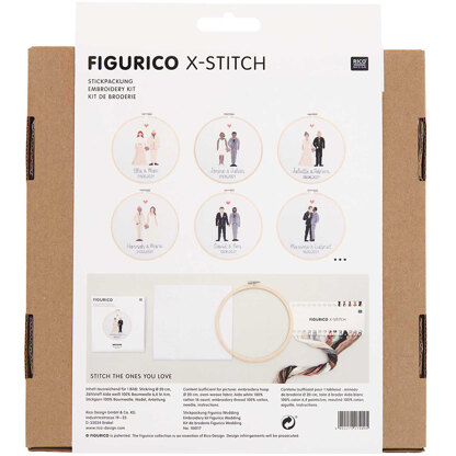 Rico Figurico Wedding Embroidery Kit