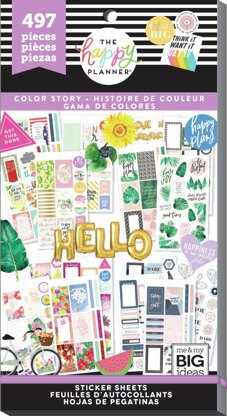 The Happy Planner Sticker Value Pack - Color Story