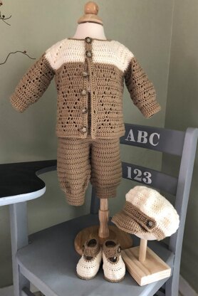 Crochet baby boy on sale dress