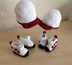 Sporty Baby Bootie & Hat Set N 233