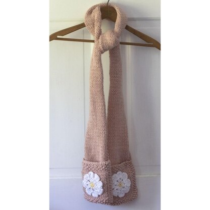 Flower Pocket Scarf