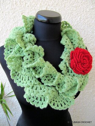 Ruffle Lace Scarf Tutorial