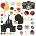 Simple Stories Say Cheese III Metal Brads & Tags 28/Pkg - 302700