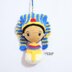 Egyptian King And Queen Keychain