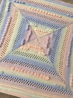 Honeysuckle baby blanket