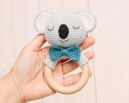 Koala rattle amigurumi pattern