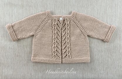 Baby Cardigan with Fancy Borders