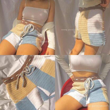 Patchwork Shorts