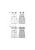 Burda Style Children's Pinafore Dress with Front Button Fastening â€“ Gathered Skirt 9304 - Paper Pattern, Size 6-11